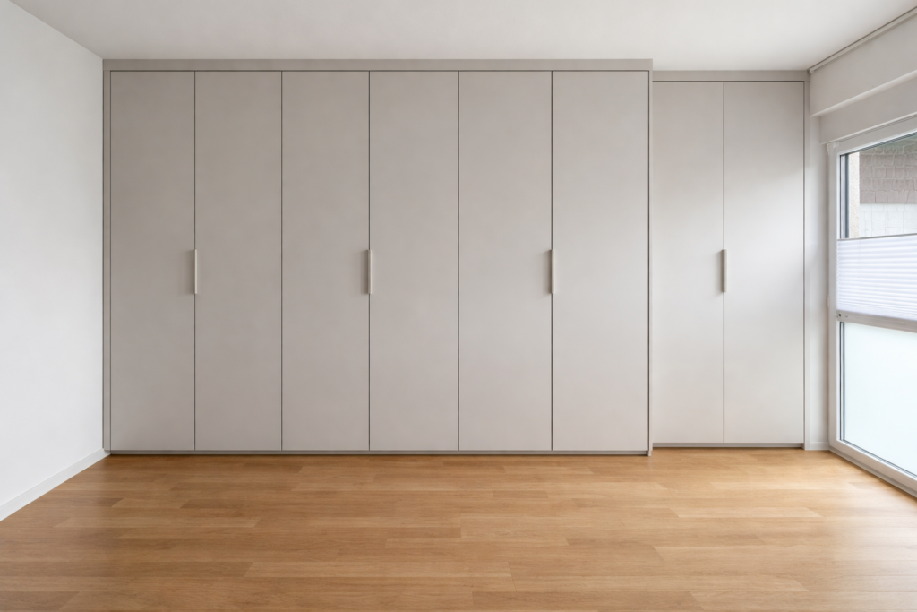 FIUME Kleiderschrank Grau