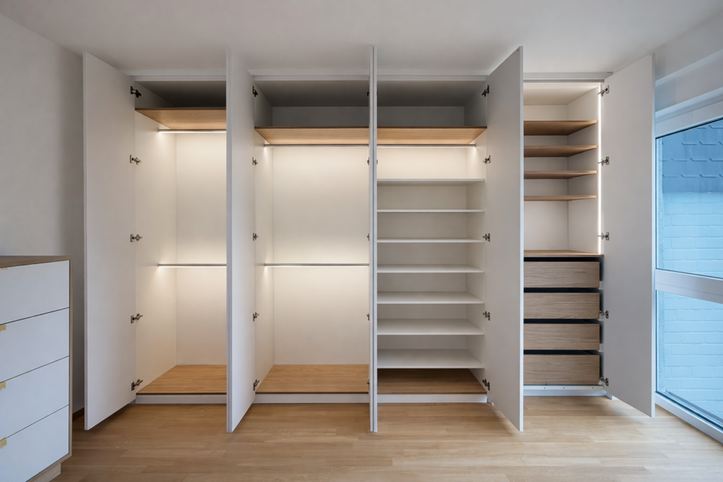 FIUME Kleiderschrank öffen